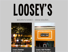 Tablet Screenshot of looseys.com